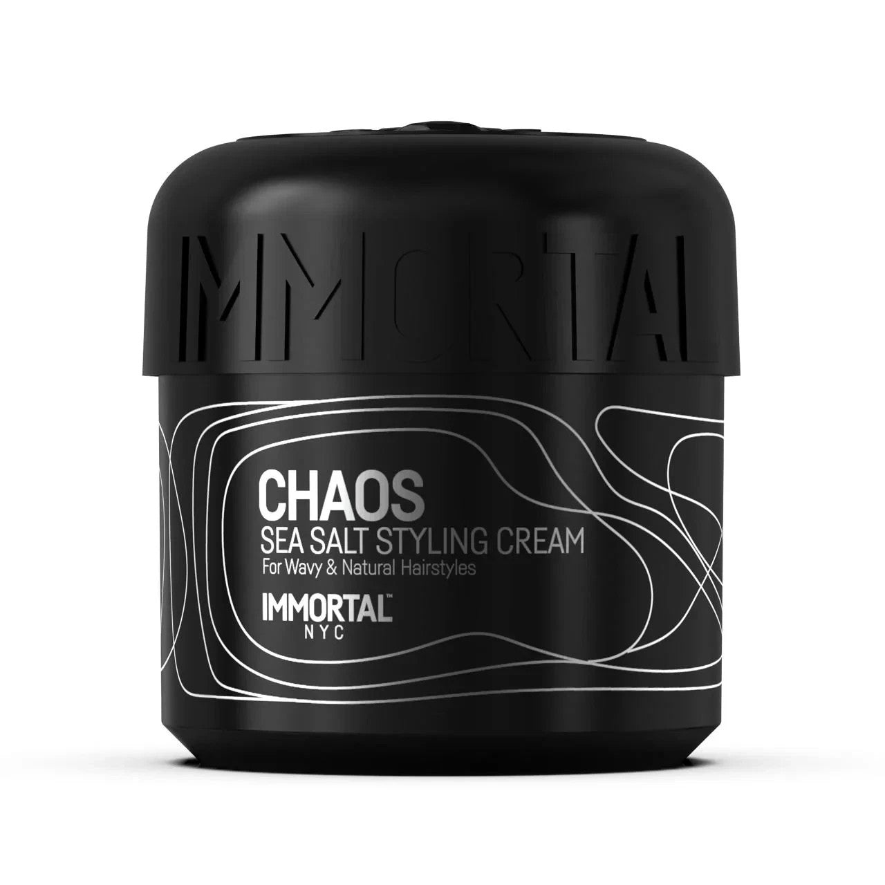 Sea Salt Styling Cream for Wavy Hair - Beachy Texturizing Hair Gel - 16.9oz