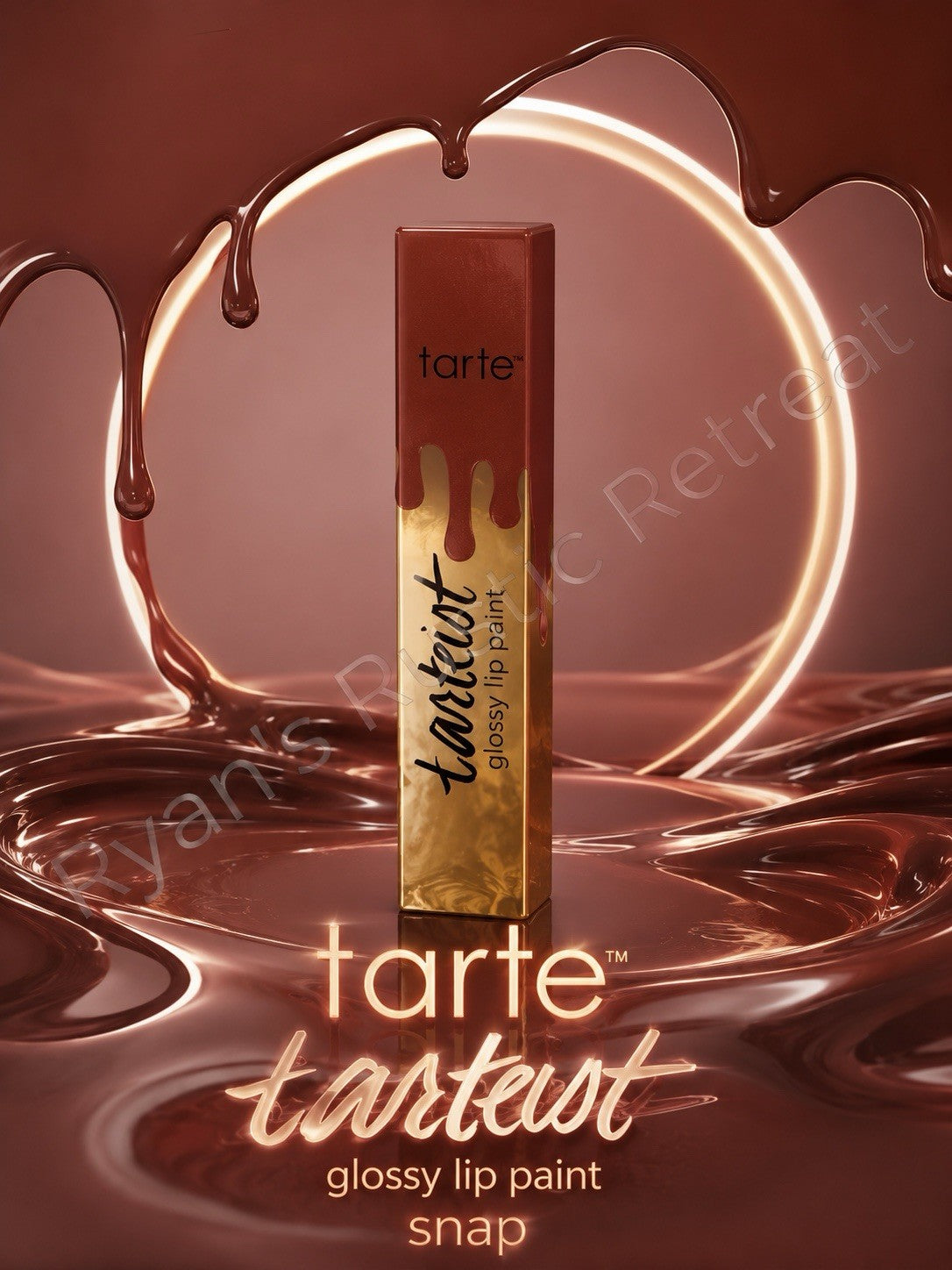 Lip Gloss - Tarteist Glossy Lip Paint in Snap Nude Mauve, High-Shine, Vegan Formula