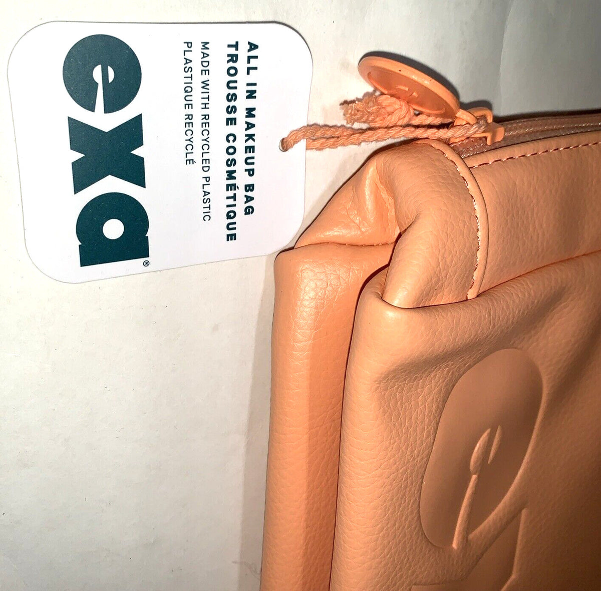 All In Essential Makeup Bag - Peach Vegan Cruelty-Free Storage