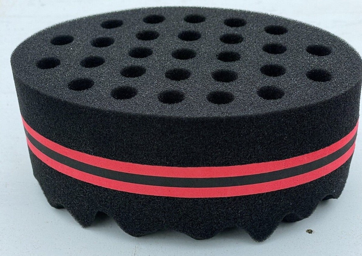 Double Side Hair Sponge Twist Curl Brush Barber Afro Dreads Locking