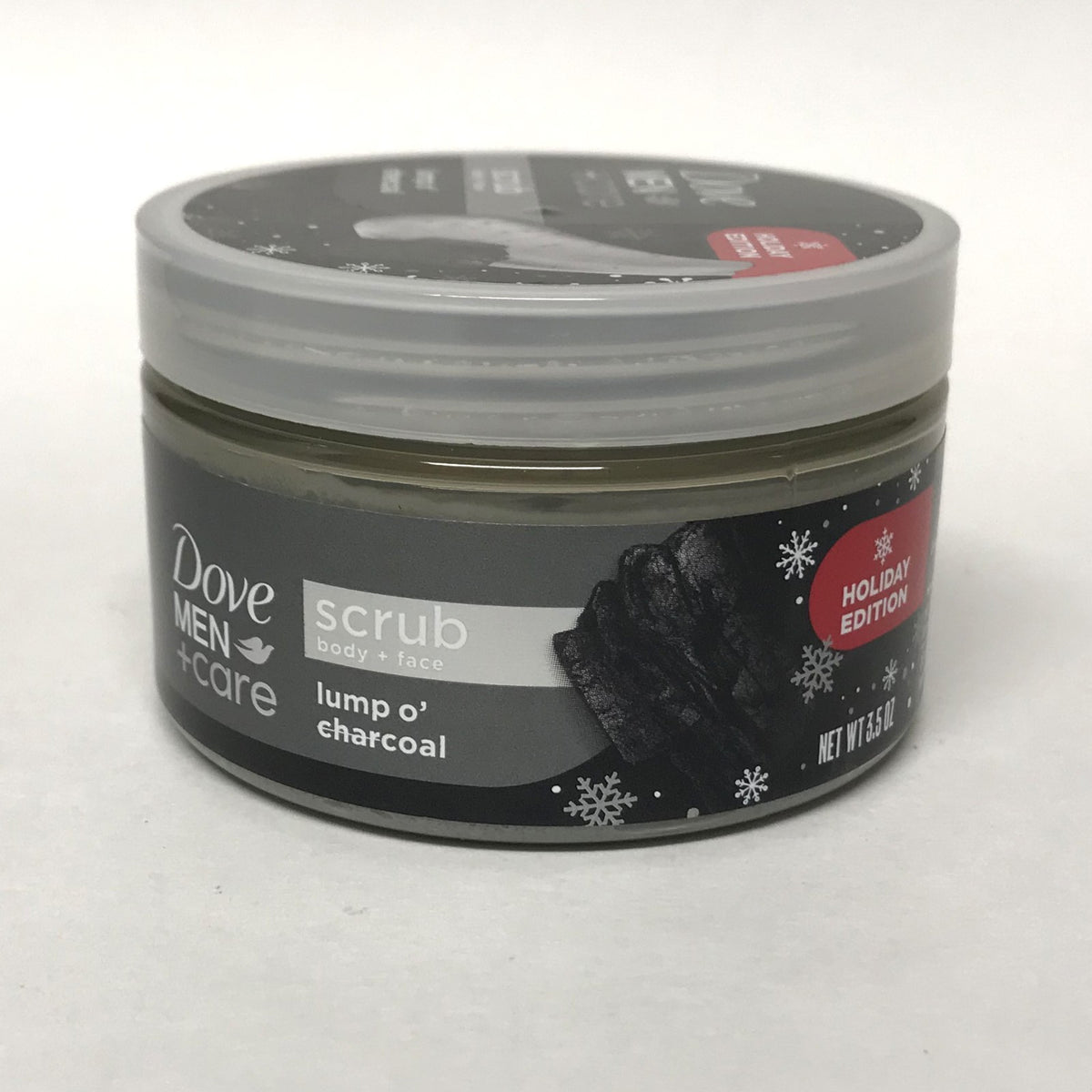 Dove Men + Care LUMP O’ CHARCOAL Scrub Body & Face, 3.5oz | Holiday