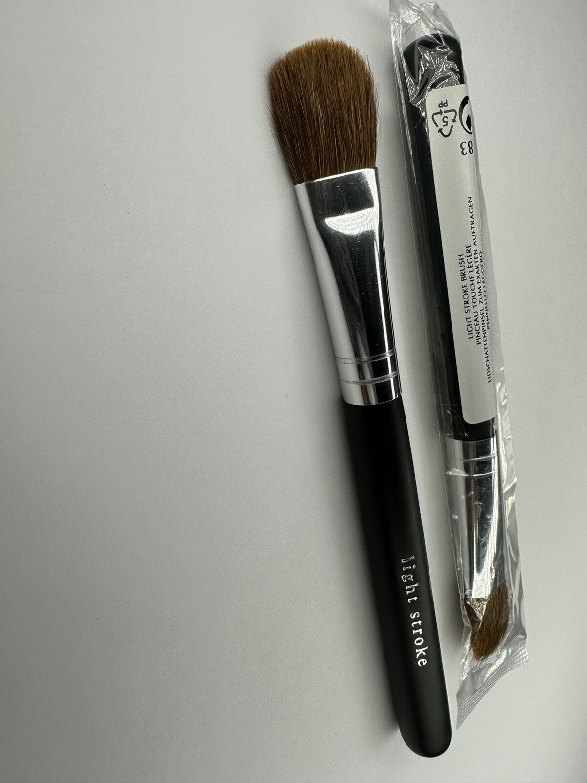 Makeup Brush Set of 3 - Powder, Foundation & Eyeshadow Brushes