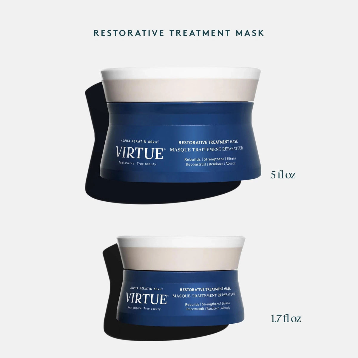Restorative Hair Mask Treatment for Damaged Hair with Keratin & Baobab - 5 oz