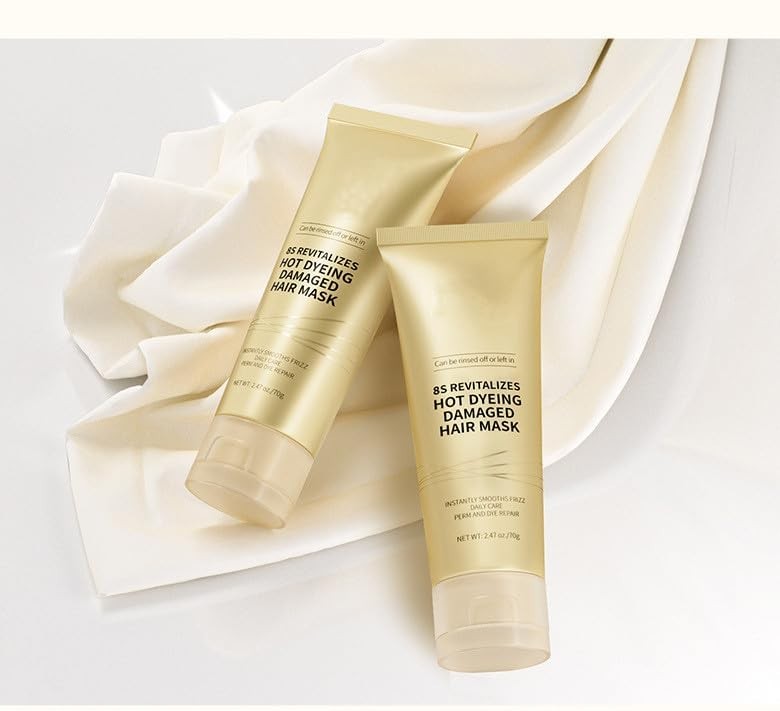 No-Rinse Hair Mask Set for Damaged Hair - 8 Second Repair & Nourishment