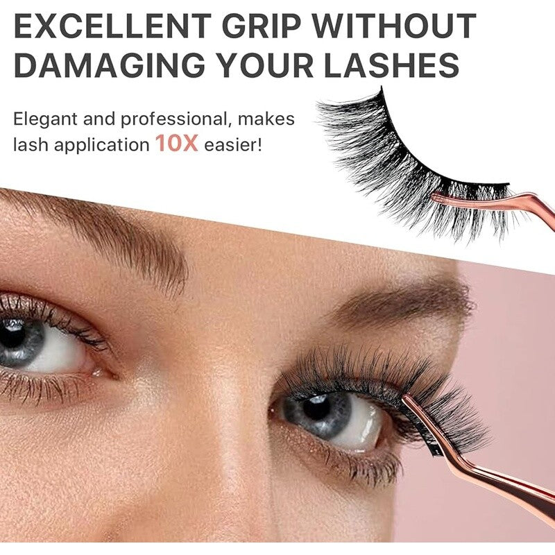 False Eyelash Applicator Tool & Comb - Eyelash Extension Tweezers
