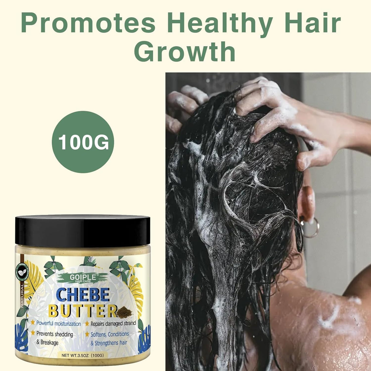 Chebe Hair Butter for Growth & Deep Moisturization - All Hair Types