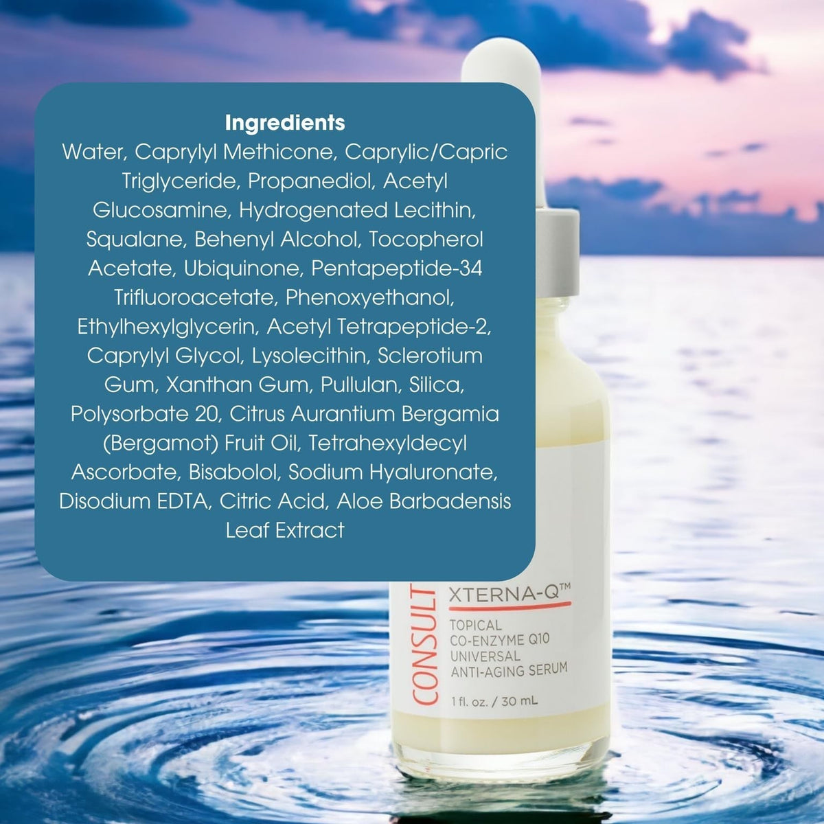 Anti-Aging Face and Neck Serum with Coenzyme Q10 - Skin Care for Youthful Look