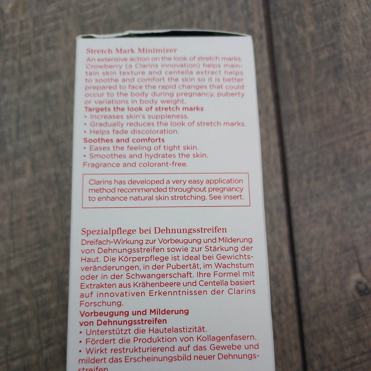 Clarins Stretch Mark Minimizer 6.8oz Sealed