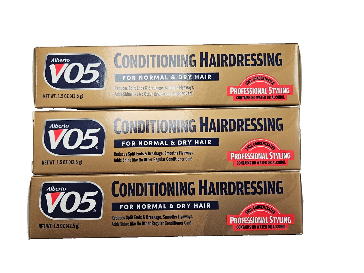 VO5 Conditioning Hairdressing for Normal and Dry Hair - 1.5oz Tube (Pack of 3)