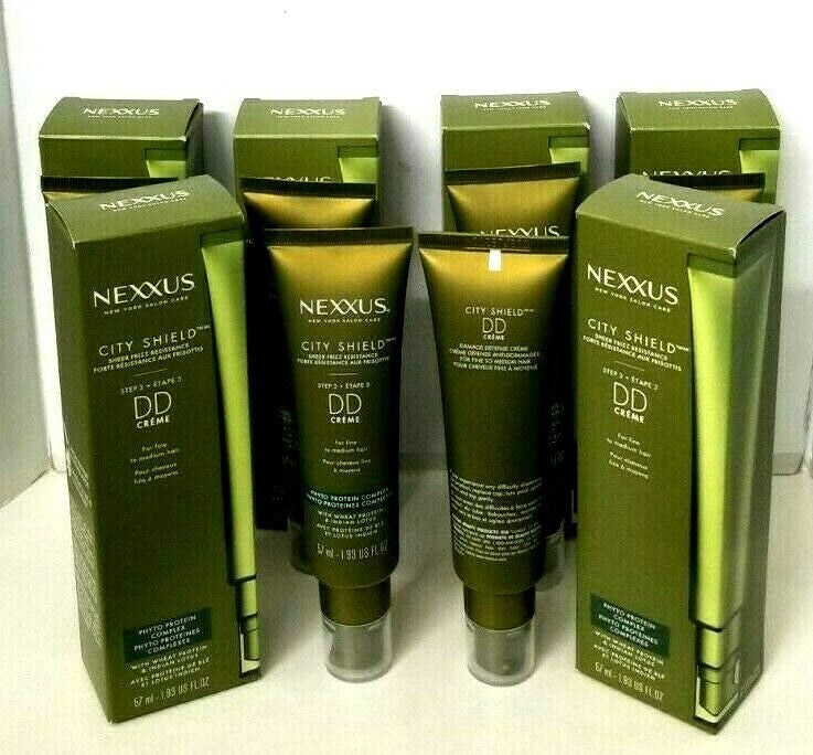 6 Pack Hair Care Set - NEXXUS City Shield Step 3 DD Creme for Fine to Medium Hair, Humidity & Heat Resistance