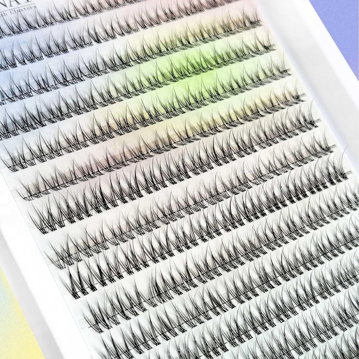 Natural Look Wispy C Curved Lash Clusters - Black, Pack of 1