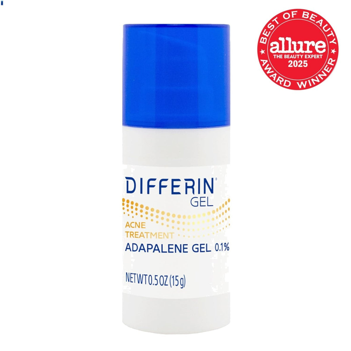 Dermatologist-Recommended Acne Gel 15g with 0.1% Adapalene for Sensitive Skin