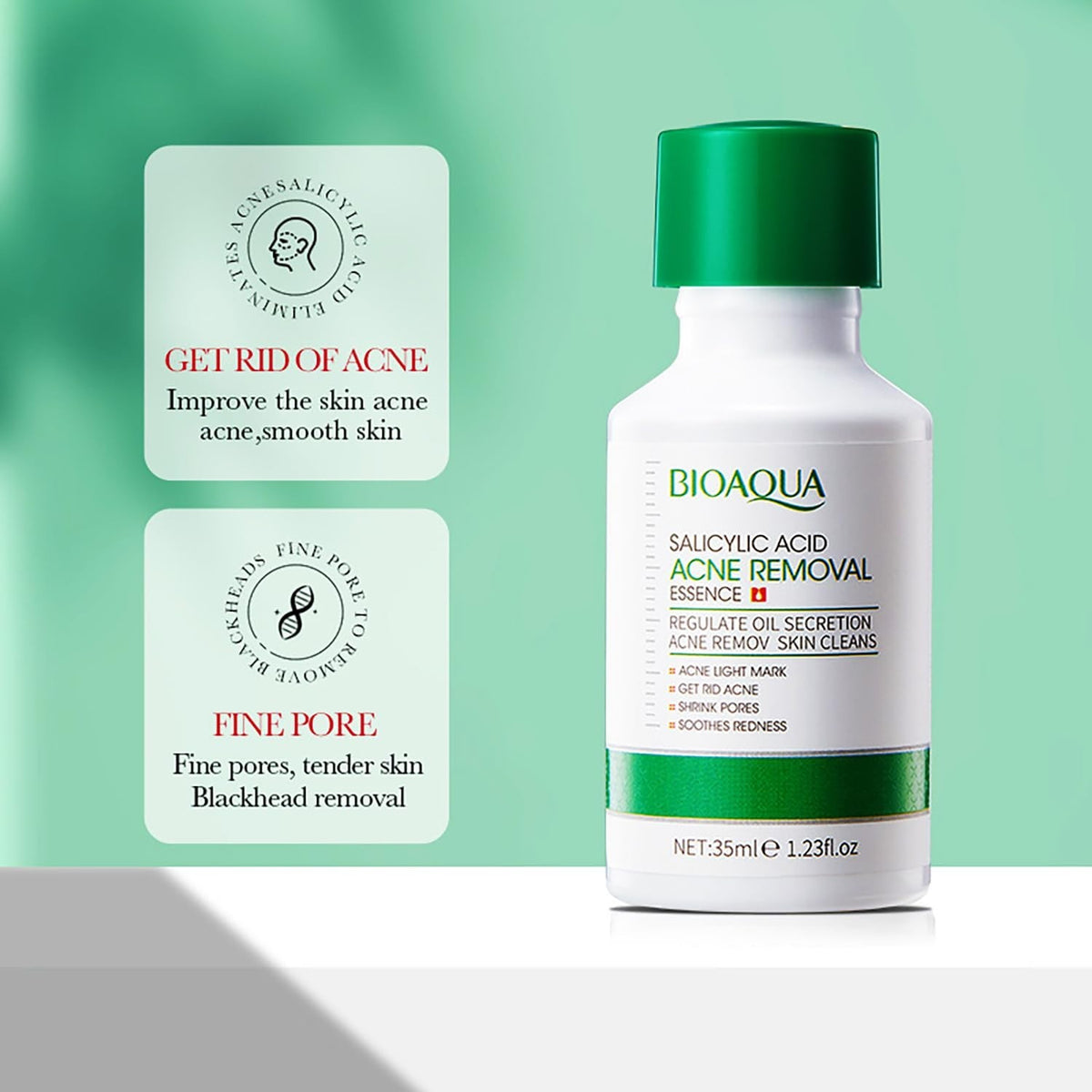 Salicylic Acid Acne Treatment Essence for Pore Shrinking & Mark Fading 35ml