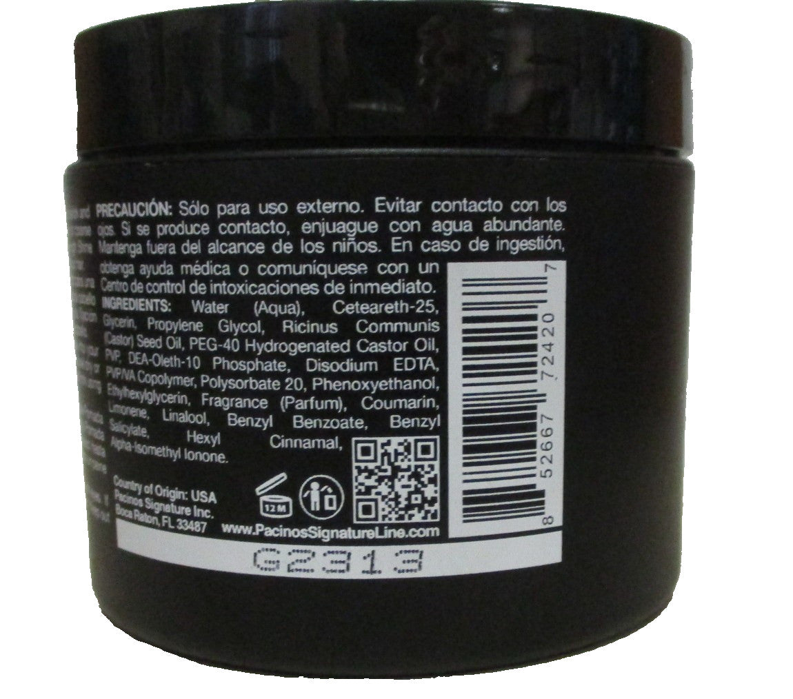 Flexible Hold Hair Pomade for Frizz Control and Shine - 4 oz