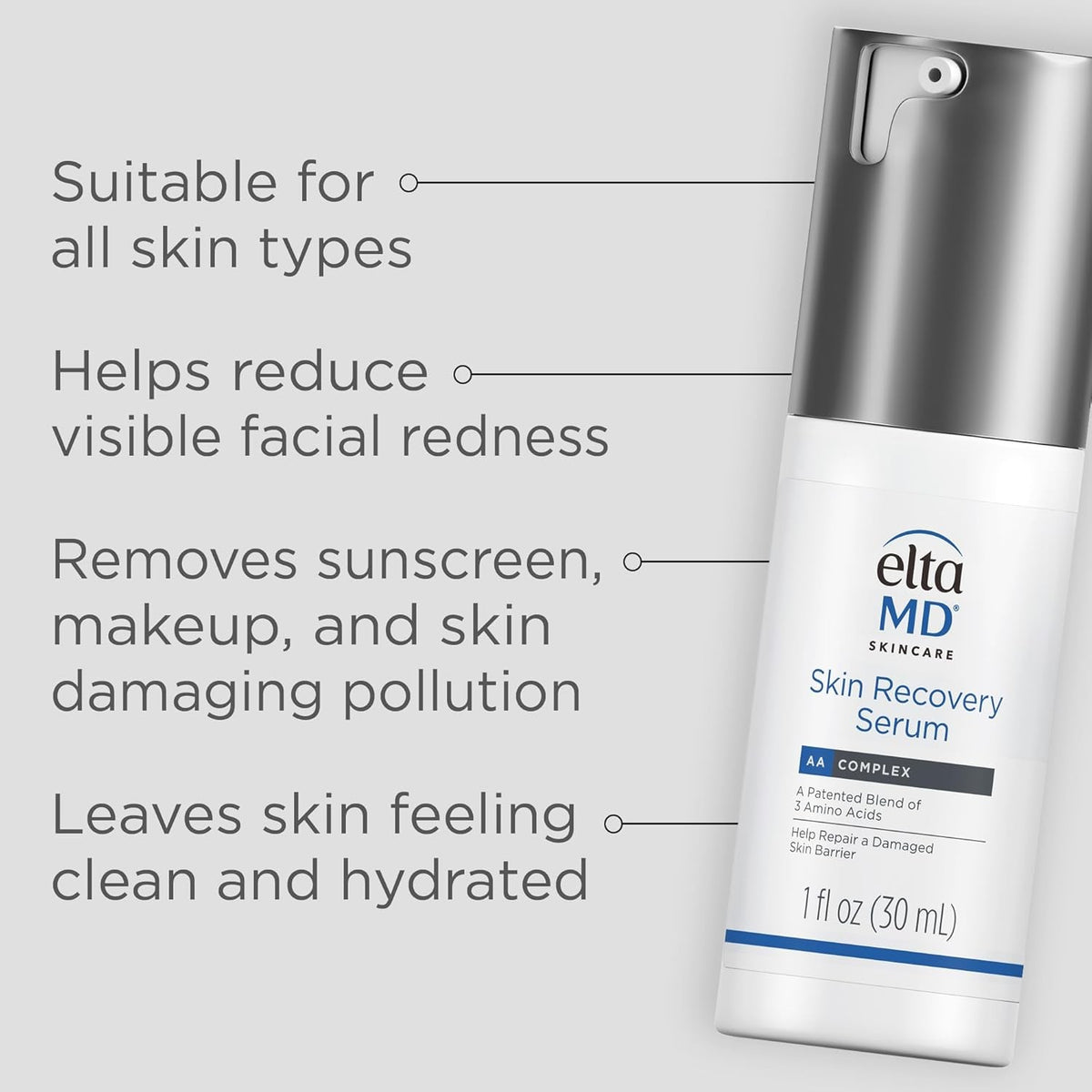 Elta MD Skin Recovery Serum 30ml - Calms and Repairs Sensitive Skin