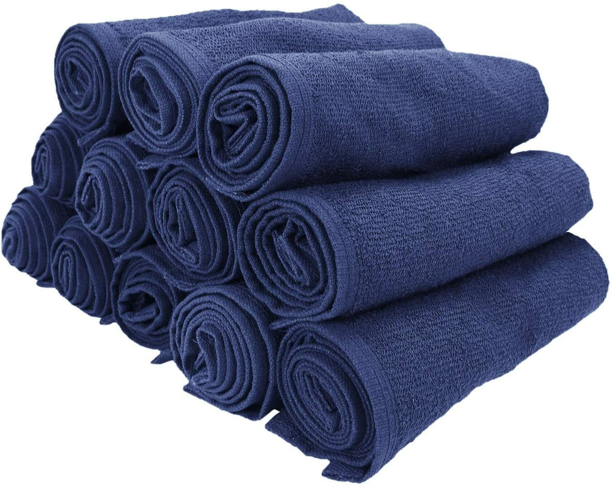 Bleach Safe Salon Towels, 16" x 28", 12 Pack, 100% Cotton