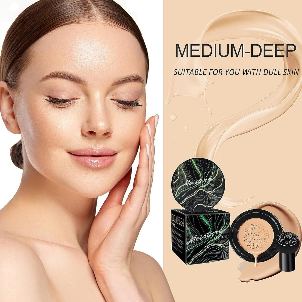 Breathable CC Cream for Mature Skin - Full Coverage, Nourishing & Natural Finish