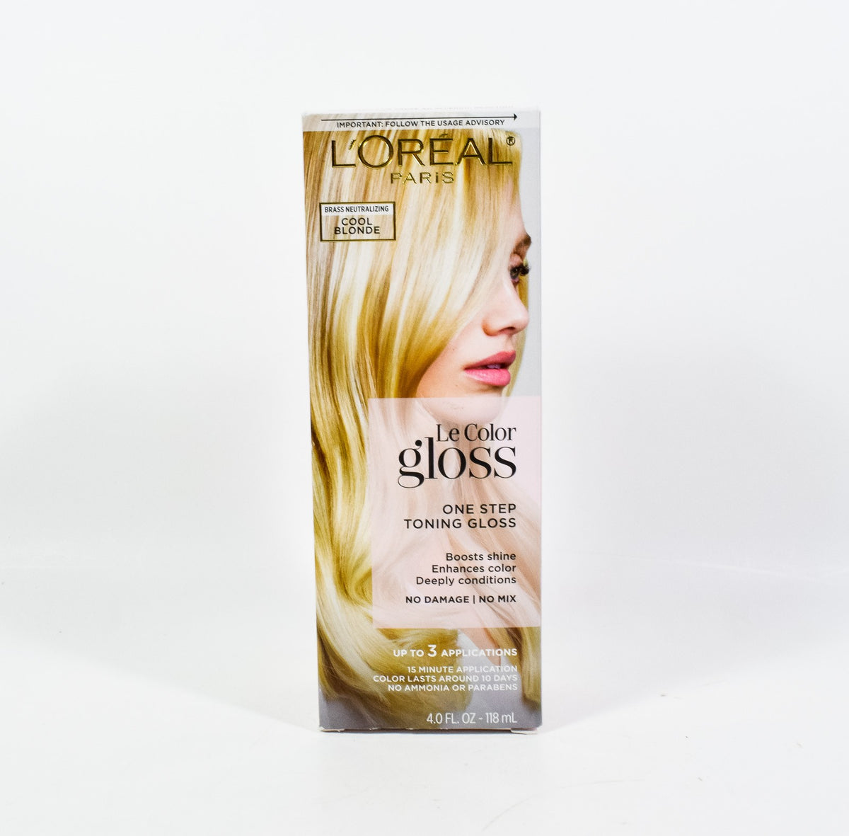 L'Oréal Le Color Gloss One-Step Toner Cool Blonde 4 oz