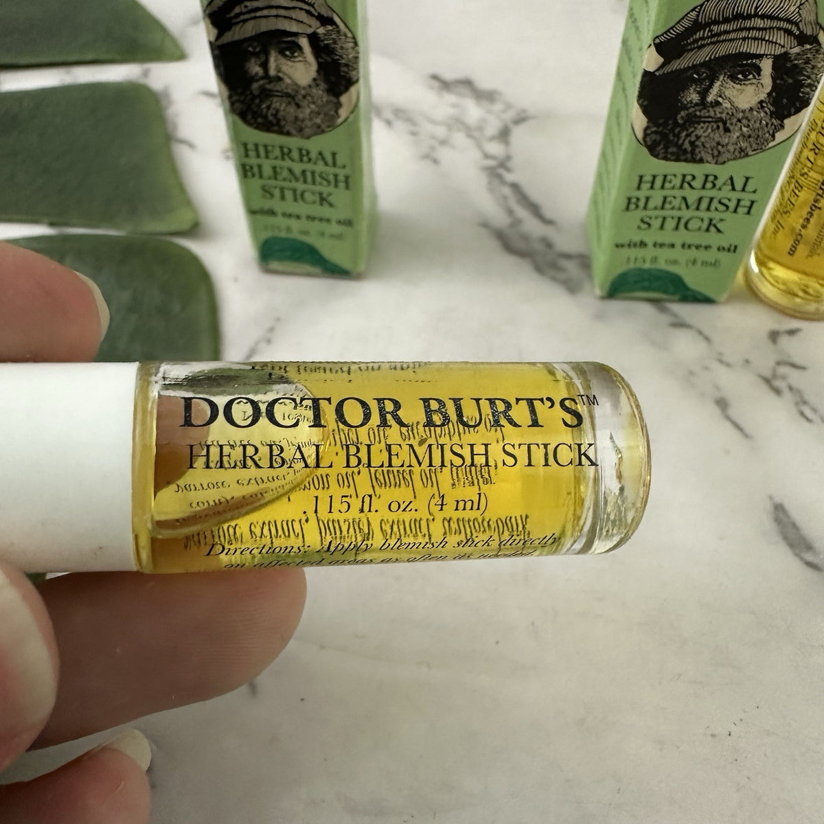 Burt's Bees Herb Blemish Stick with Tea Tree Oil - Lot of 2