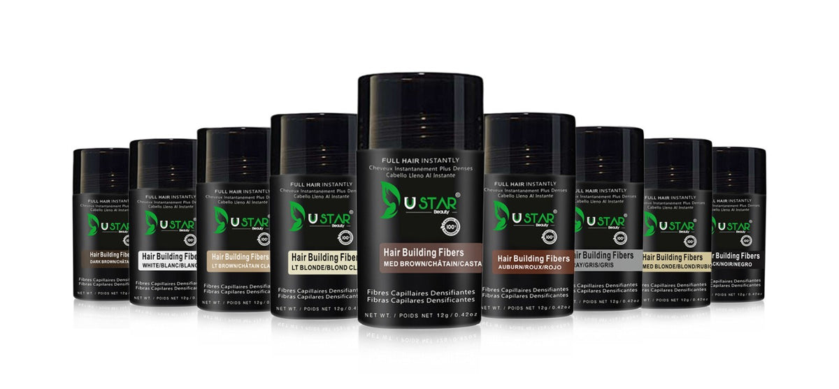 Keratin Hair Building Fibers Black 12g