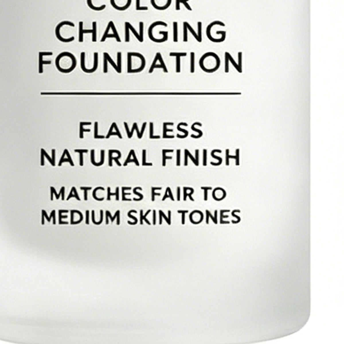Color Changing Foundation 30ml Waterproof Sweatproof Natural Finish Makeup