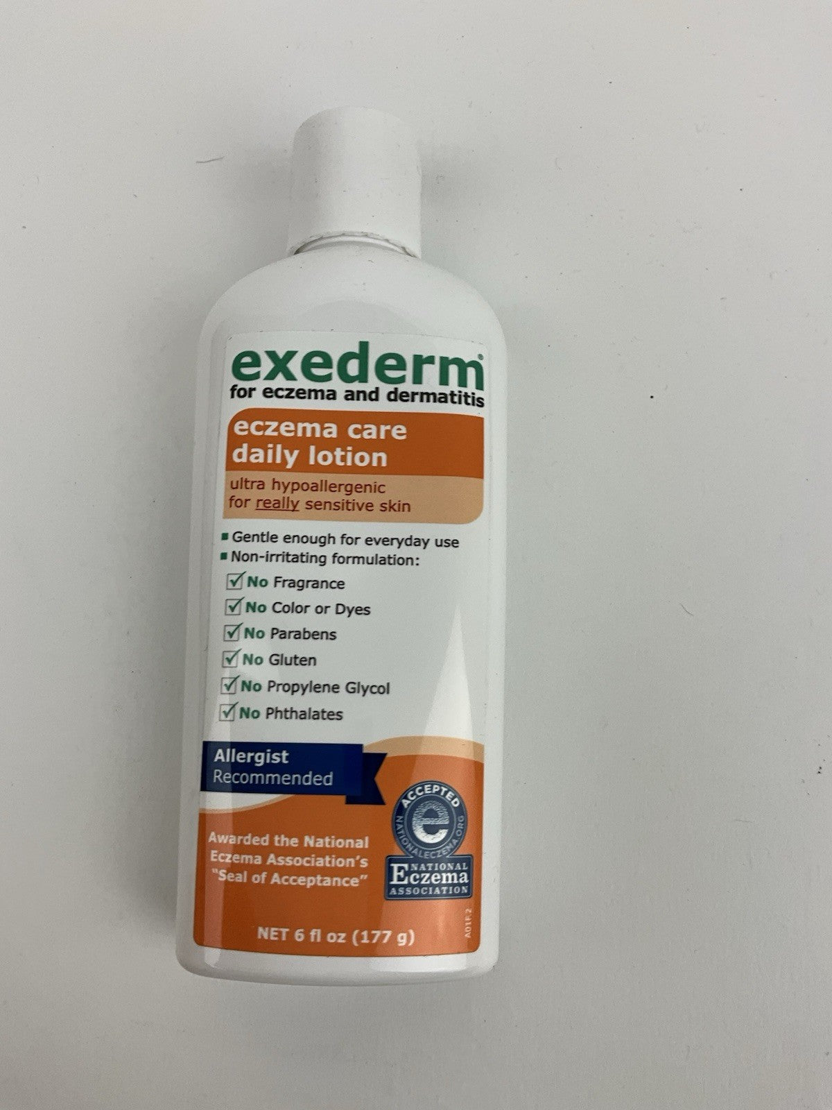 Exederm Eczema Care Daily Lotion 6 Oz New Old Stock