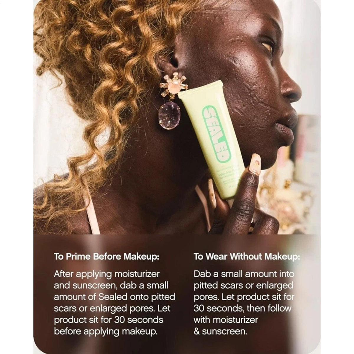 Active Scar Filling Primer for Acne-Prone Skin & Blemishes - Clear Gel