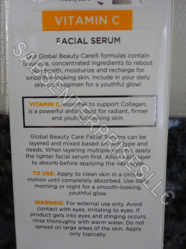 Vitamin C Facial Serum - Nourishing Restore & Softening, 5 Pack 1 FL oz