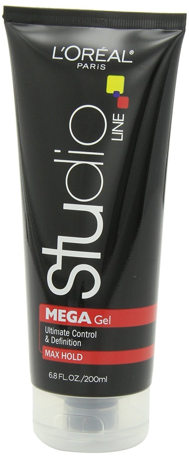 Mega Hair Gel - Max Hold & High Shine, 6.8 Ounce - Strong Styling Control