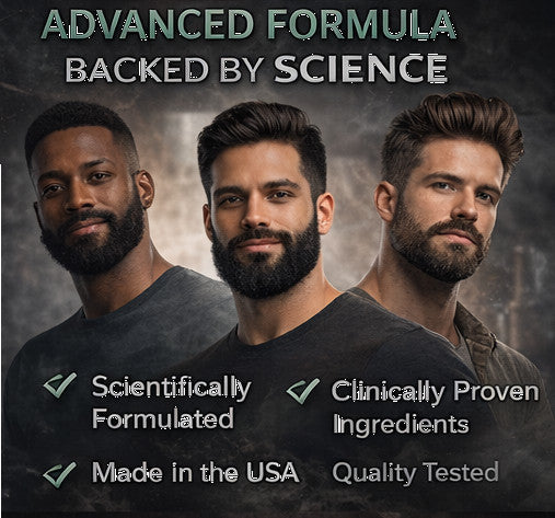 Beard Growth Supplement for Men – Biotin, Collagen & Keratin