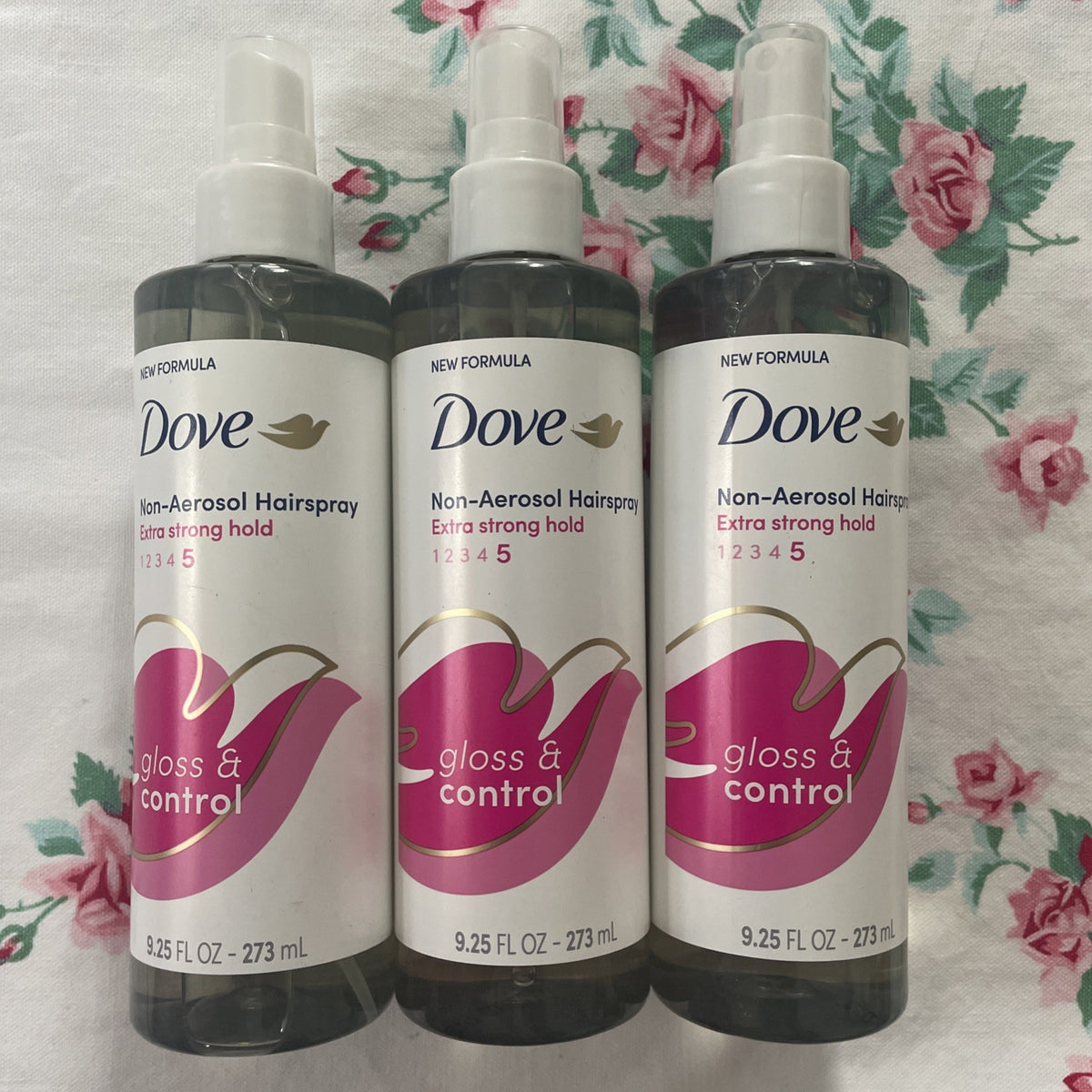 Dove Non-Aerosol Hairspray Extra Strong Hold Gloss & Control 9.25oz