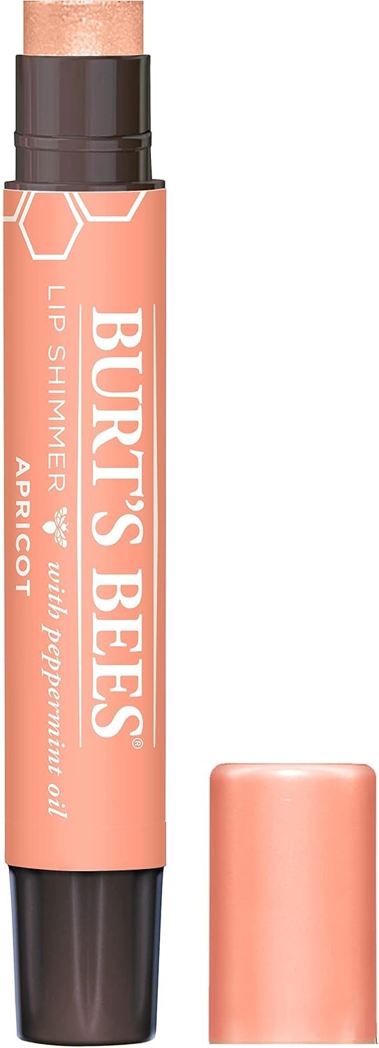 4 Pack Lip Shimmer Set - Natural Lip Gloss with Peppermint & Vitamin E