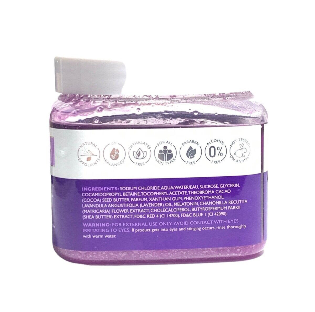 Calming Body Lavender & Melatonin Scrub Exfoliate W/Chamomile By
