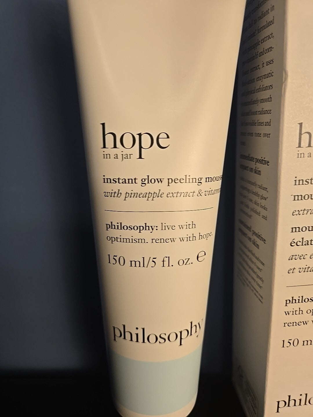 Hope In A Jar Instant Glow Peeling Mousse 2.5oz