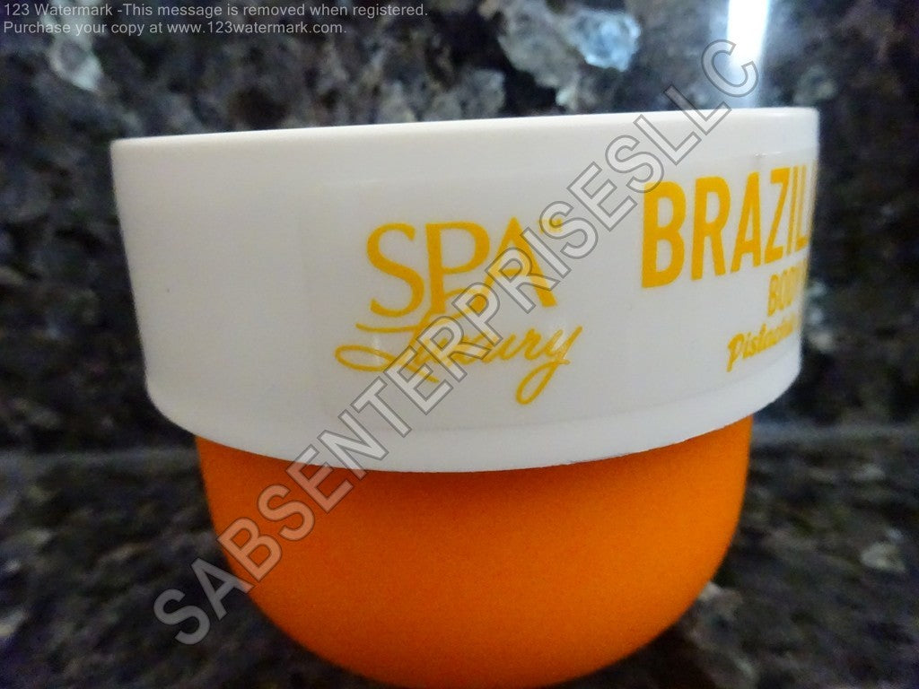 Spa Luxury Brazilian Sol Body Butter - Pistachio & Caramel, 6 oz (6-Pack)
