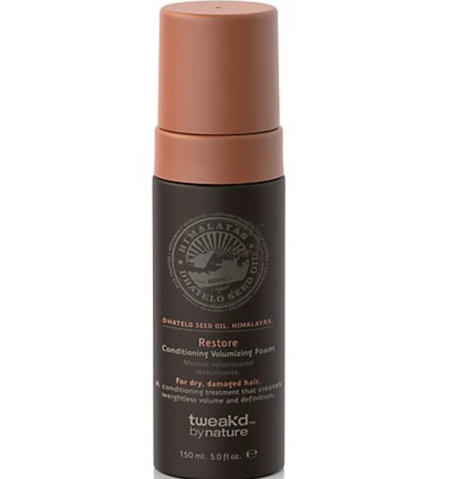 Tweak'd by Nature Restore Conditioning Thickening Foam 5 oz - Sealed