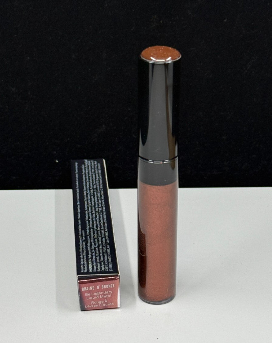 Liquid Lipstick - Smashbox Be Legendary Liquid Metal BRAINS 'N' BRONZE 0.27 oz