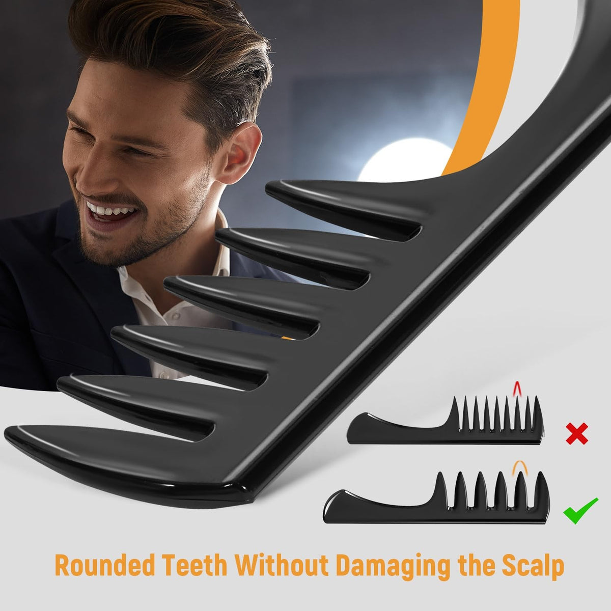 Men's Hair Styling Comb Set - Multifunctional Professional Grooming Tools