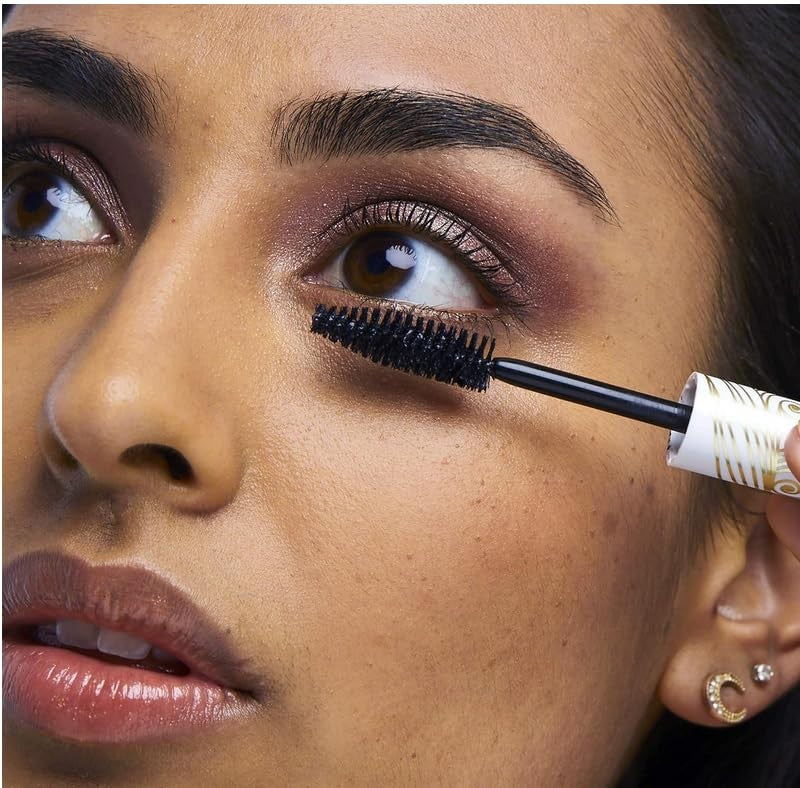 Vegan Lash Extending Mascara with Natural Plant Fibers - 7-in-1 Conditioning, Lengthening & Volumizing Black Magic