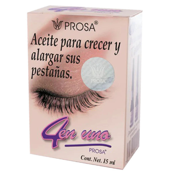 Eyelash Growth Oil 4-in-1 Natural Lash Enhancer 15ML - Fortifies & Nourishes