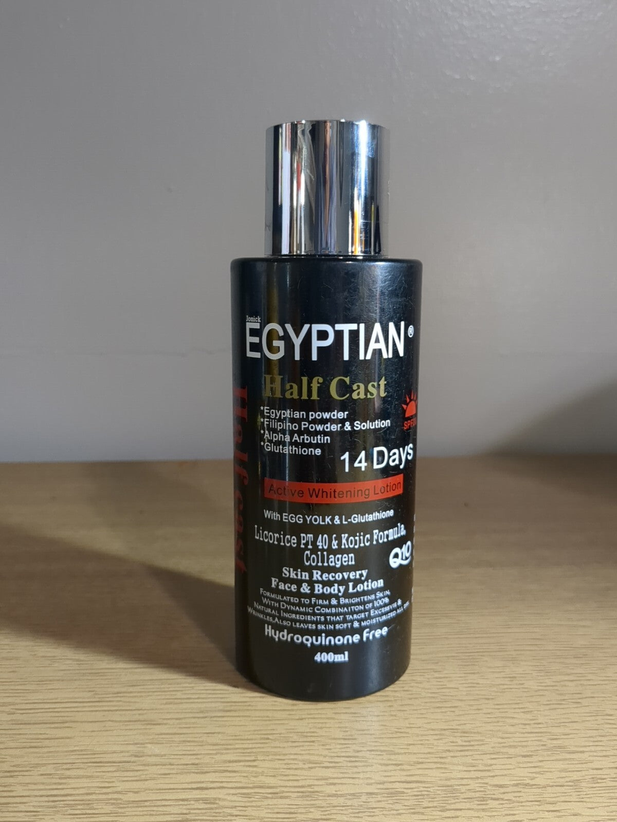 Egyptian Whitening Lotion with Glutathione & Egg Yolk SPF 20 400ml