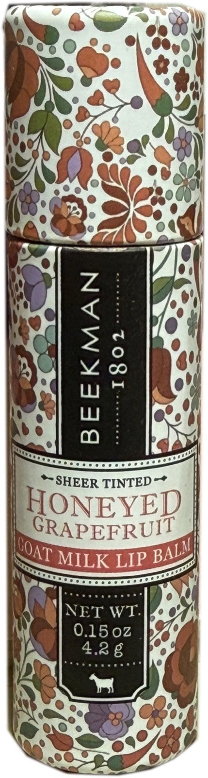 Moisturizing Lip Balm with Goat Milk & Natural Botanicals - Honeyed Grapefruit