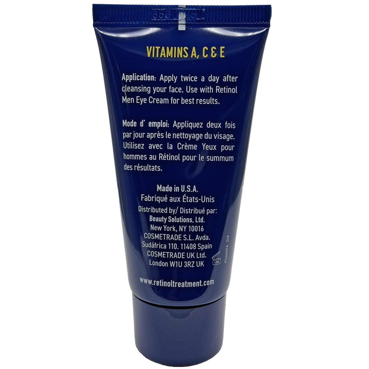 Men's Anti-Aging Retinol Daily Moisturizer Set 4 x 1.7oz - Skin Firming & Smoothing