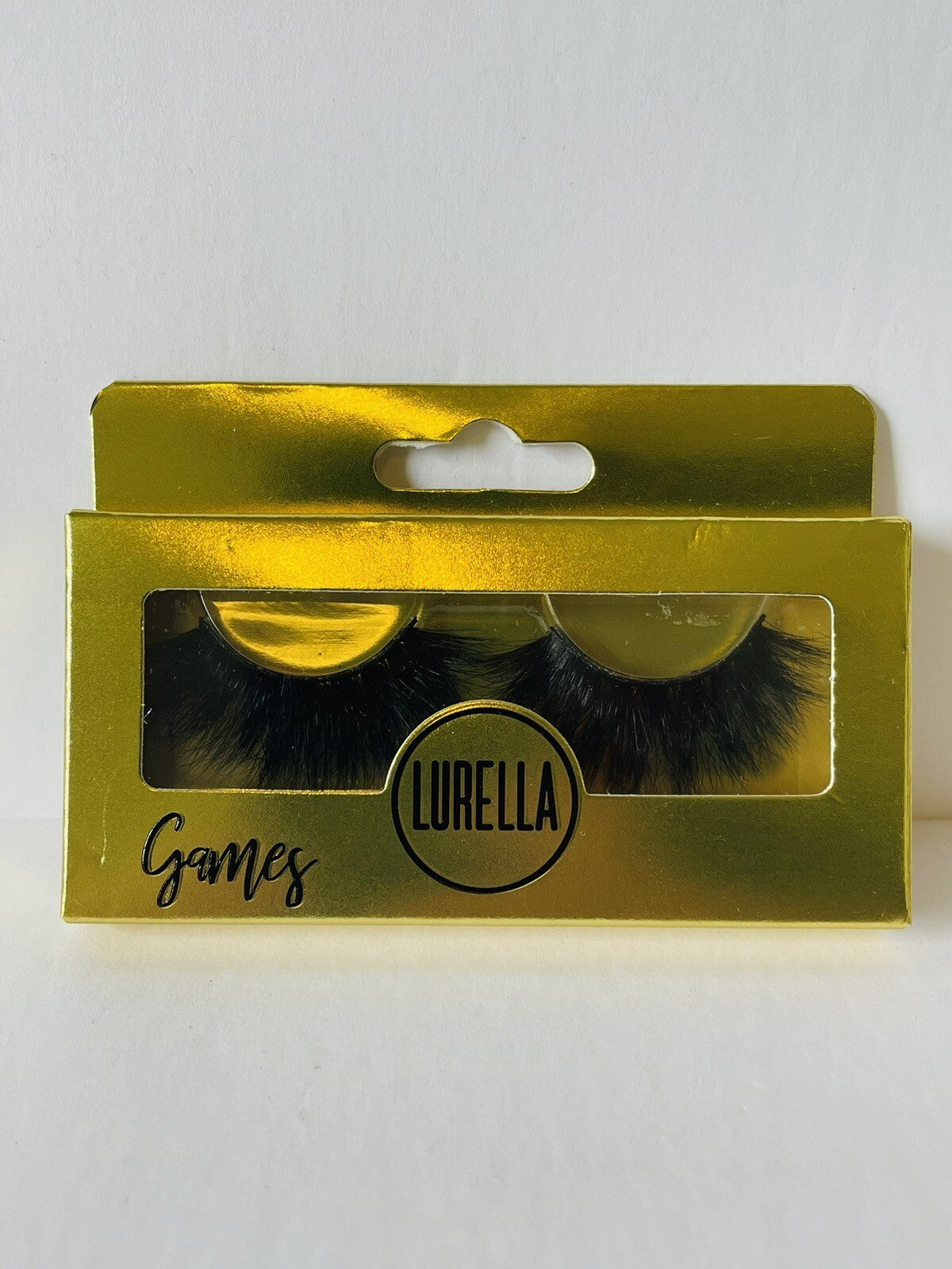 False Eyelashes GAMES Full Size Black - Dramatic Lash Look