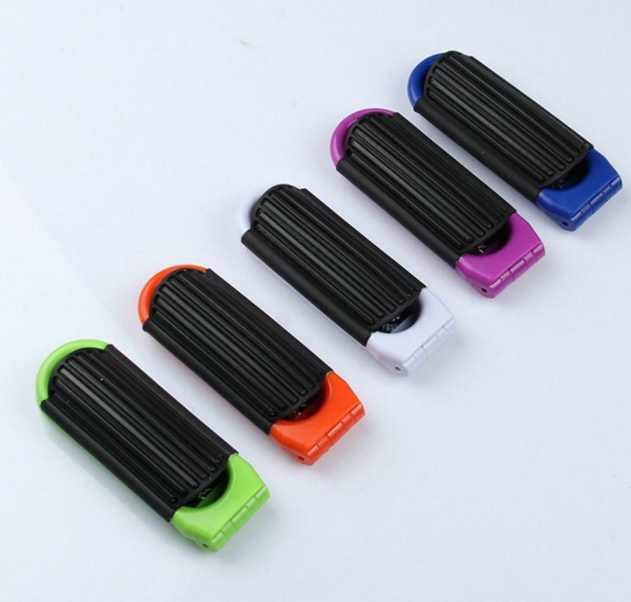 Portable Folding Hair Brush with Mirror Travel Comb Compact Hair Styling Tool