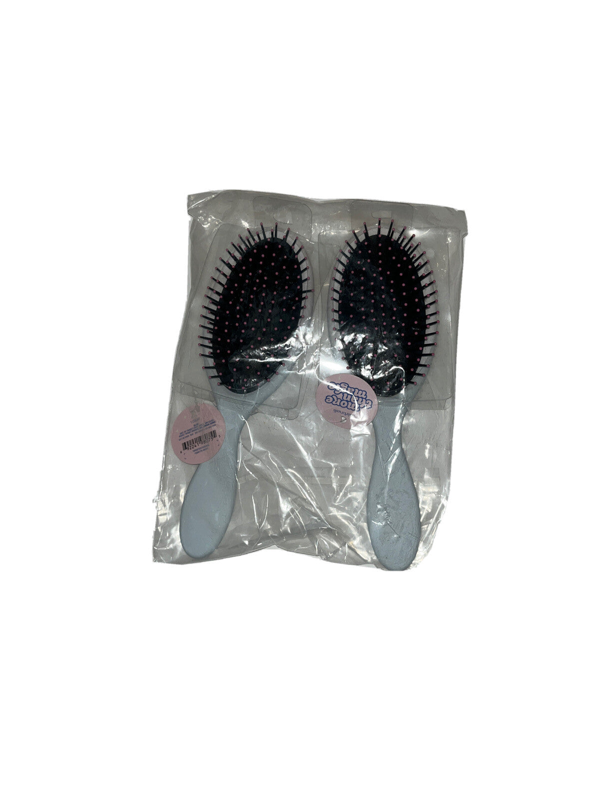 Kids Monogram Hair Brush Set - 2 Pack for Gentle Hair Care