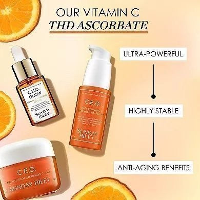 Vitamin C Face Oil with Turmeric & Antioxidants - Brightening Moisturizer, 0.3 fl oz