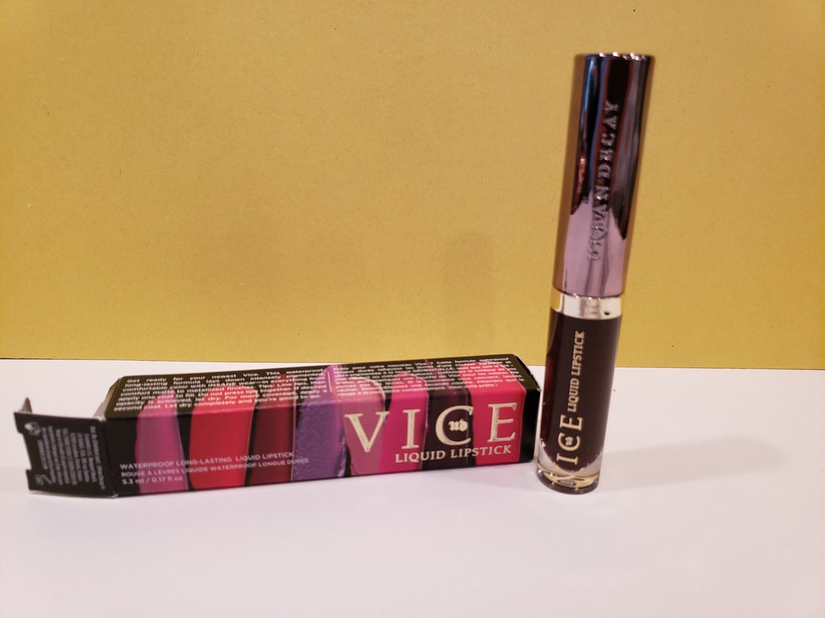 Waterproof Long Lasting Lipstick - Blackmail Shade - Discontinued Vice Liquid Lipstick