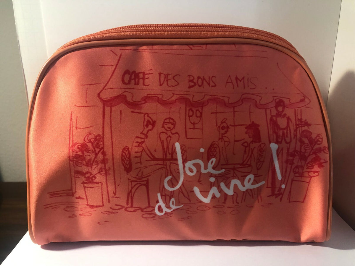 Lancôme Orange Joie De Live Makeup Bag - Cosmetic & Toiletry Organizer