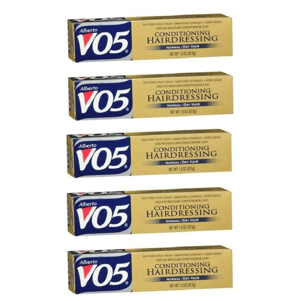 V05 Conditioning Hairdressing for Dry Hair - Pack of 5, 1.5 oz Each